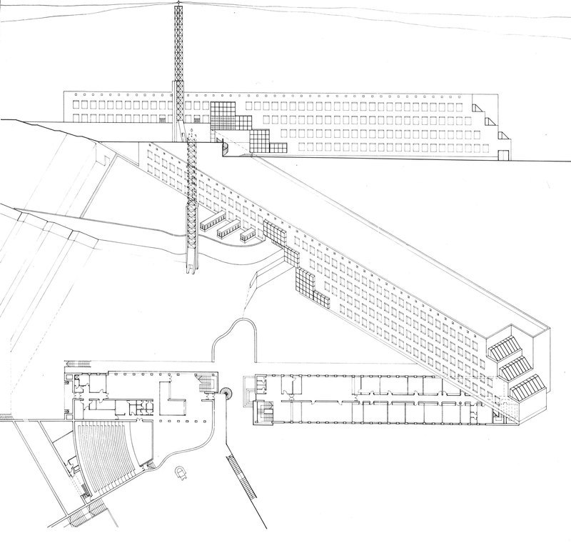 Giraitės g. 3 pastato pagrindinis fasadas