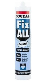 Fix all Crystal klijuojantis hermetikas