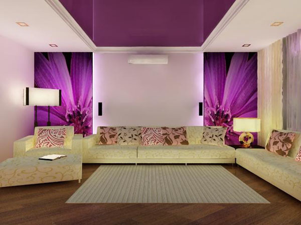 Violetinė tinka akcentui...