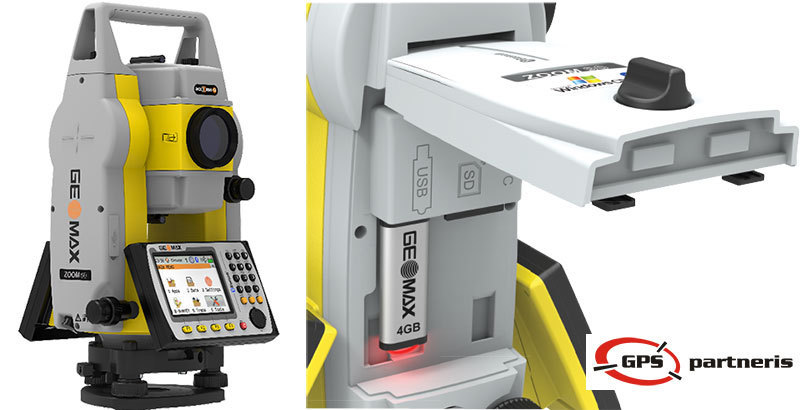 GeoMax tacheometrai yra patogūs dirbti