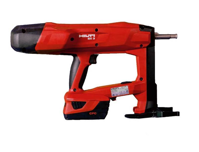 Akumuliatorinis montažinis pistoletas "HILTI BX3" (automatinis), jo nuoma Vilnius