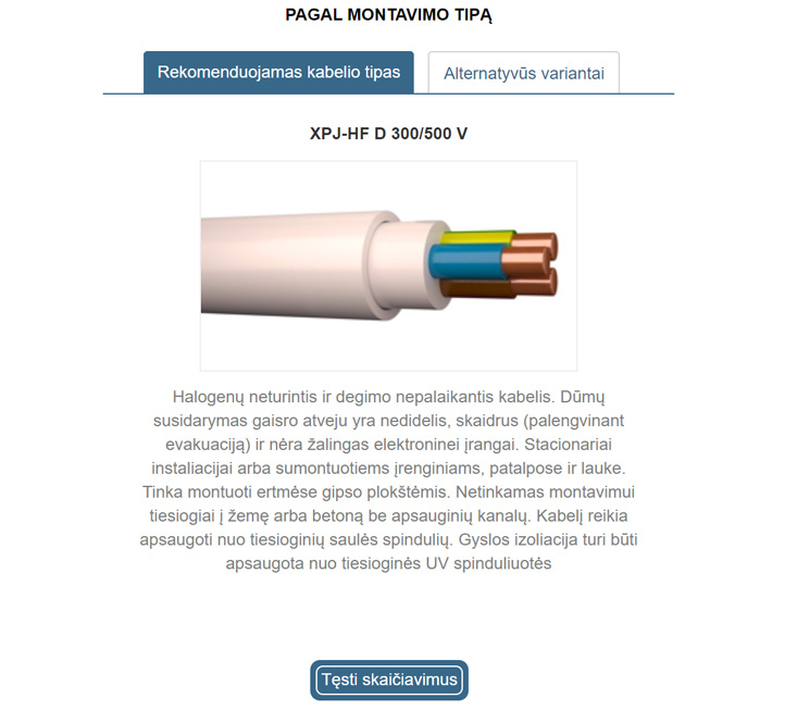 programele CableApp kabelis