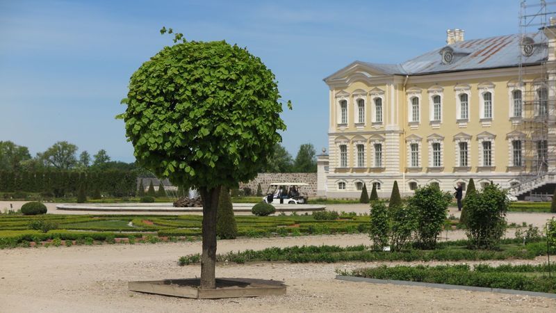 Geometrinės formos landšafte