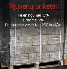 Pjuvenų briketai