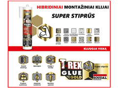 Sienų plokščių montavimas su klijais