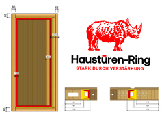 Šiltos varčios aukštoms durims