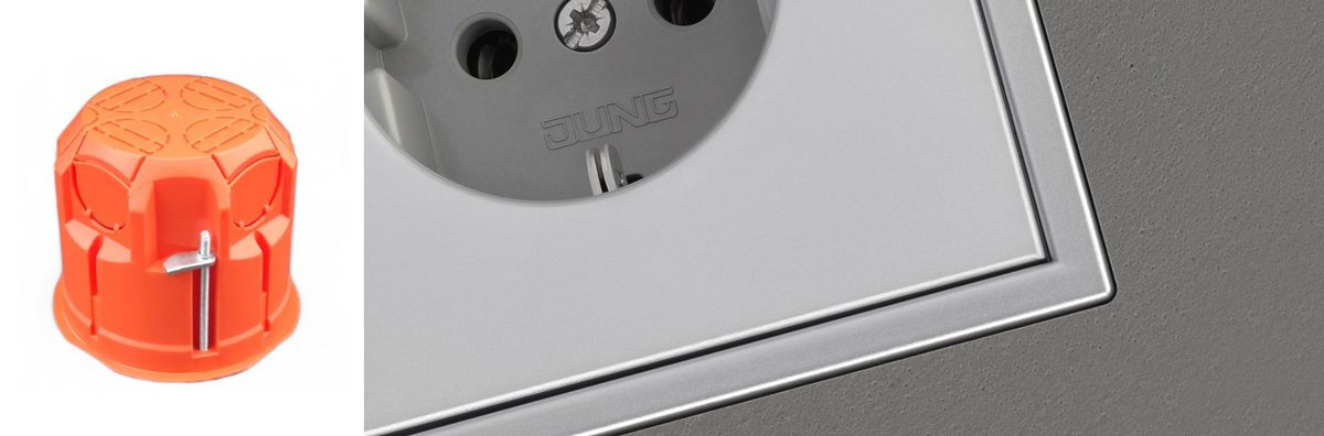 jungiklių sienoje montavimas