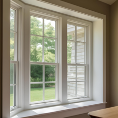 lengvai montuojama langu sistema