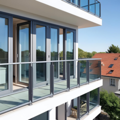 Balkonu stiklinimo sistemos_