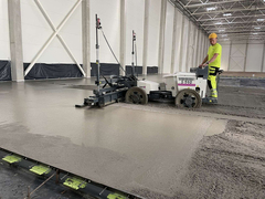 Pramoninių grindų betonavimas