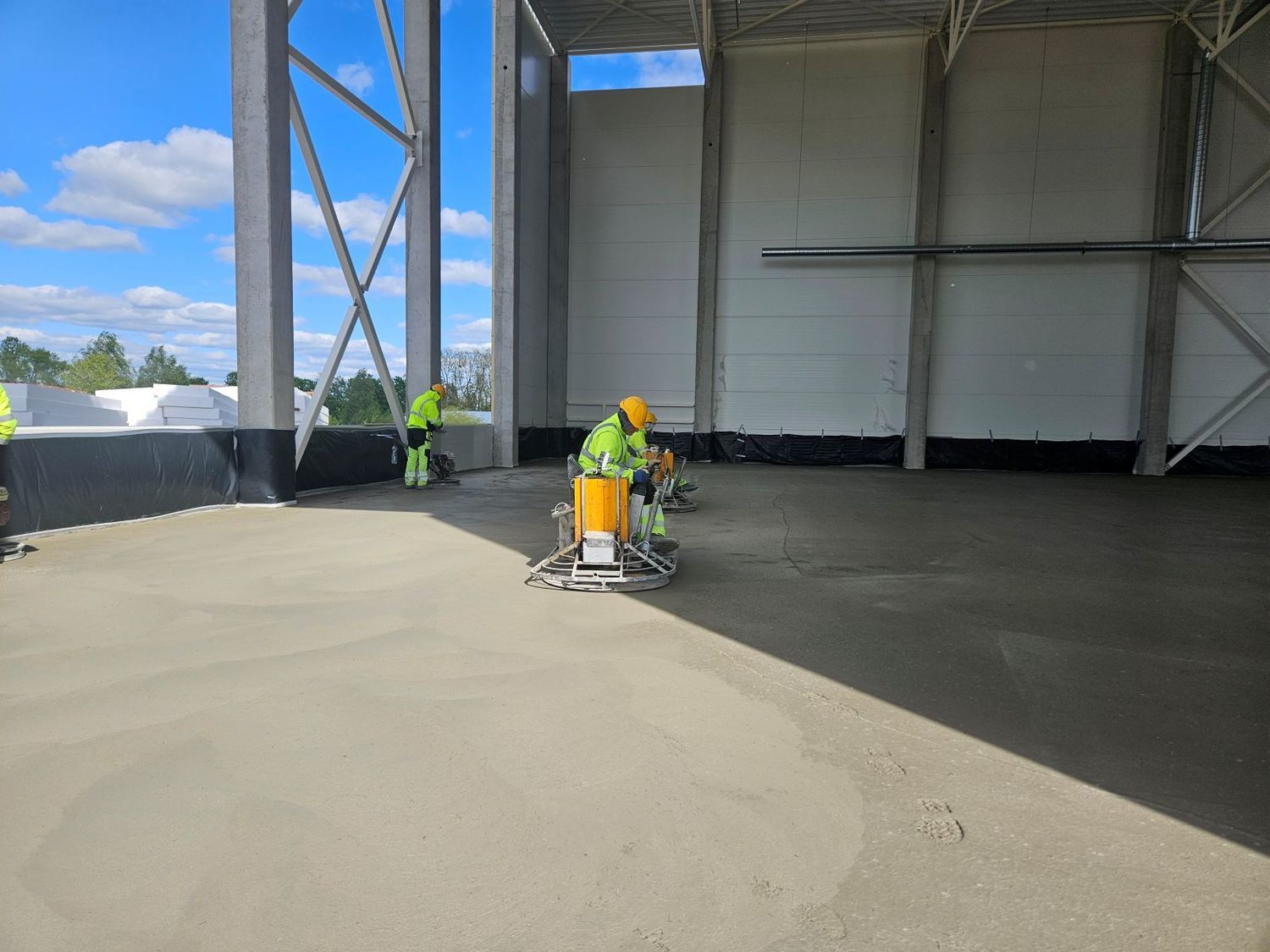 Pramoninių betoninių grindų įrengimas