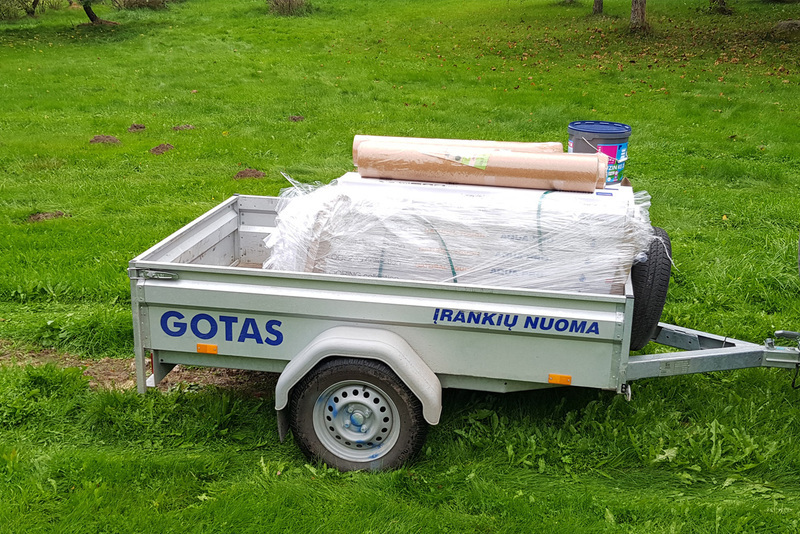 Lengvojo automobilio priekabos nuoma Vilniuje