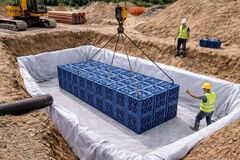 lietaus vandens infiltravimo sistema