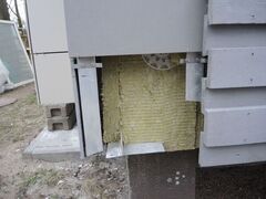 vėdinamo fasado šiltinimas