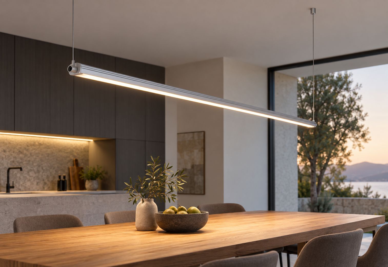 pakabinami led šviestuvai