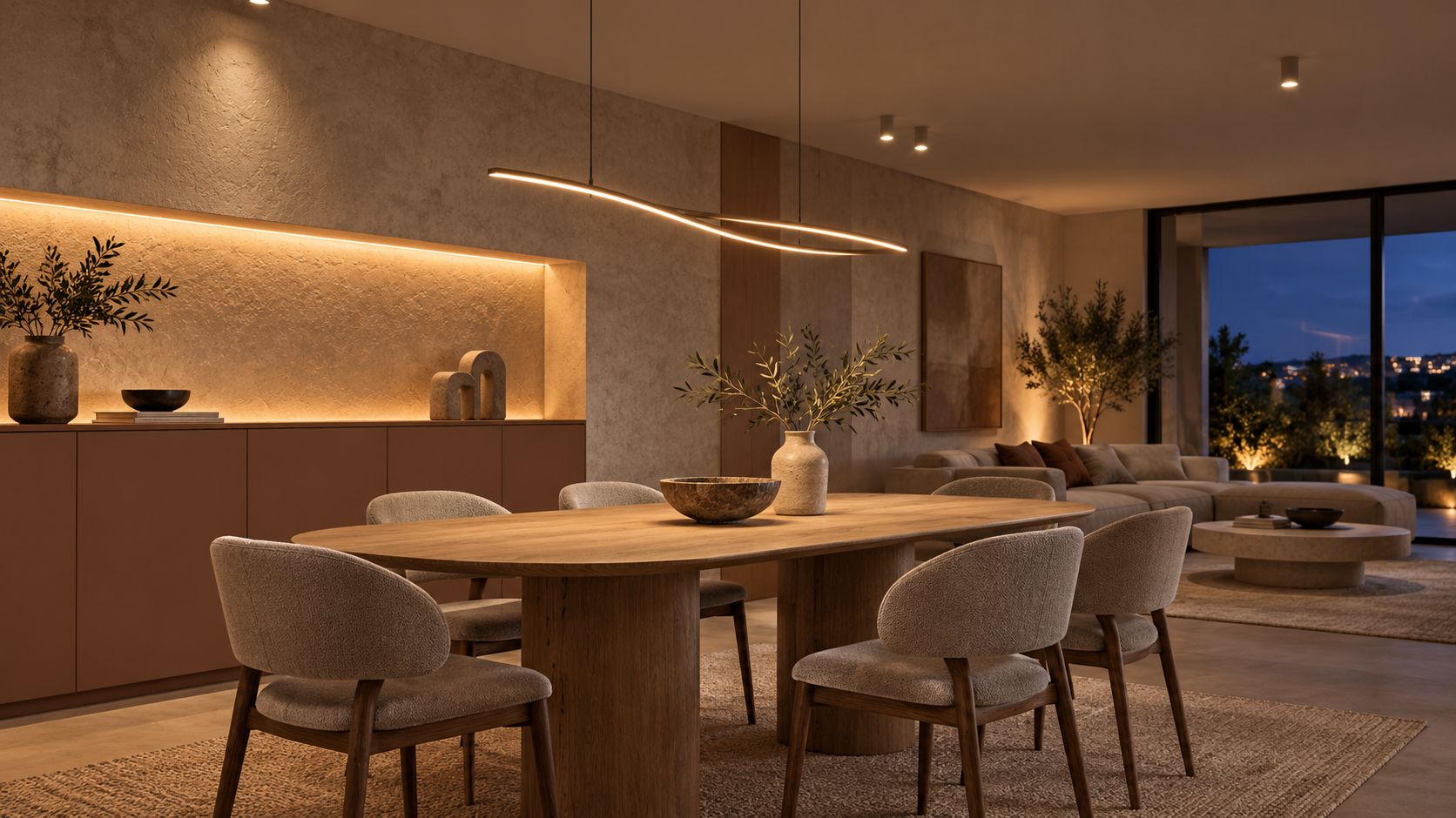 Svetainės apšvietimas