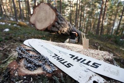 Juosta ir grandinės. Vieni iš pagrindinių pjovimo komponentų