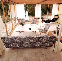 Bruno Mathsson stiklinis namas