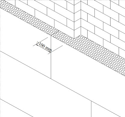 Termoizoliacinių gaminių klijavimas esant pagrindo plokštumos iškilimui