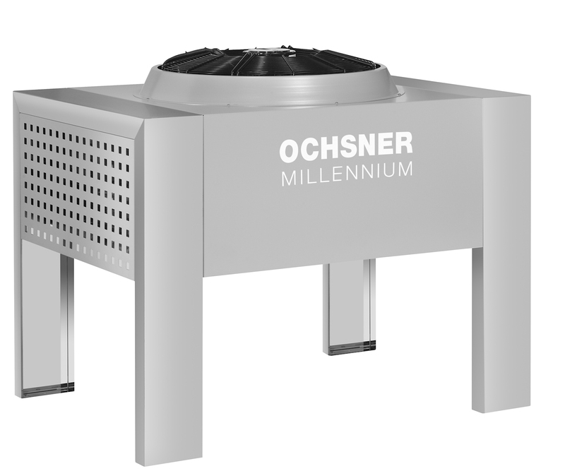 Ochsner Millennium® ypatingai efektyvus garintuvas oras/vanduo šilumos siurbliui. 