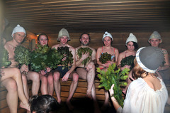 Druskos kambario efektas pirtyje