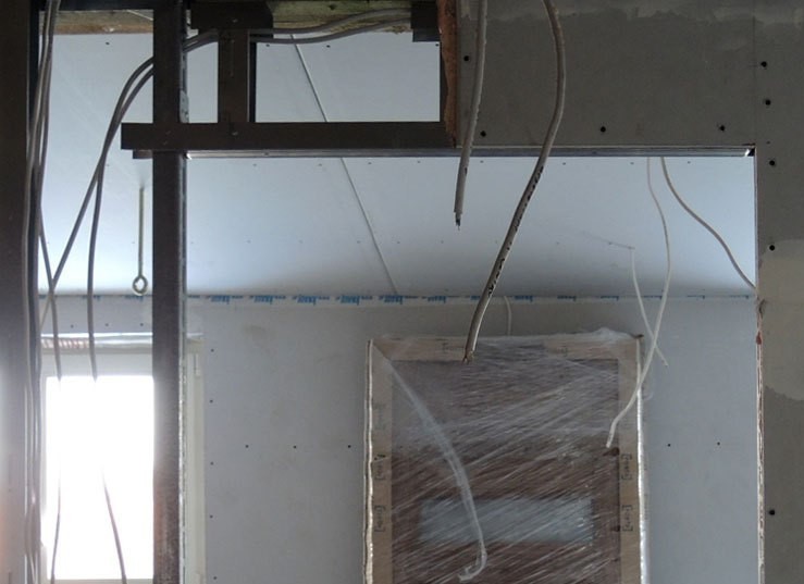 Vidaus durų angos formavimas Vidaus durų angos formavimas