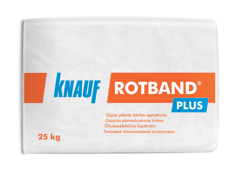 Rotband Plus pakuotė – 25 kg.